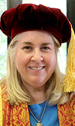 PVC gowned formal headshot